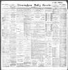 Birmingham Daily Gazette Friday 05 October 1900 Page 1