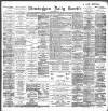 Birmingham Daily Gazette Thursday 11 October 1900 Page 1