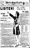 Birmingham Daily Gazette Tuesday 03 December 1907 Page 1