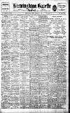 Birmingham Daily Gazette Monday 13 January 1908 Page 1