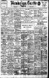 Birmingham Daily Gazette Monday 18 January 1909 Page 1