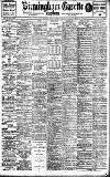 Birmingham Daily Gazette Friday 18 February 1910 Page 1