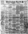 Birmingham Daily Gazette Saturday 03 September 1910 Page 1