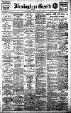 Birmingham Daily Gazette Tuesday 17 January 1911 Page 1