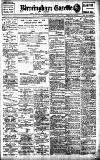 Birmingham Daily Gazette Wednesday 01 February 1911 Page 1