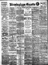 Birmingham Daily Gazette Wednesday 12 April 1911 Page 1