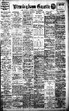 Birmingham Daily Gazette Wednesday 01 November 1911 Page 1