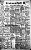 Birmingham Daily Gazette Wednesday 13 March 1912 Page 1