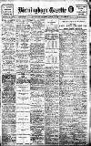 Birmingham Daily Gazette Thursday 29 August 1912 Page 1