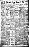 Birmingham Daily Gazette Thursday 17 October 1912 Page 1