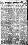 Birmingham Daily Gazette Friday 29 November 1912 Page 1