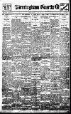 Birmingham Daily Gazette Wednesday 15 January 1913 Page 1