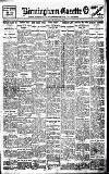 Birmingham Daily Gazette Wednesday 22 January 1913 Page 1