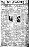 Birmingham Daily Gazette Saturday 04 October 1913 Page 1