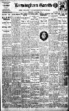 Birmingham Daily Gazette Thursday 30 October 1913 Page 1