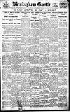 Birmingham Daily Gazette Monday 08 March 1920 Page 1