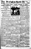 Birmingham Daily Gazette Saturday 07 August 1920 Page 1