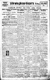 Birmingham Daily Gazette Wednesday 20 October 1920 Page 1
