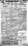 Birmingham Daily Gazette Wednesday 12 January 1921 Page 1