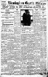 Birmingham Daily Gazette Wednesday 02 February 1921 Page 1