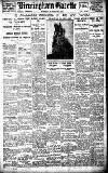 Birmingham Daily Gazette Saturday 26 February 1921 Page 1