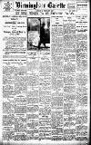 Birmingham Daily Gazette Monday 28 February 1921 Page 1