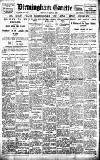 Birmingham Daily Gazette Monday 01 August 1921 Page 1