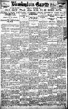 Birmingham Daily Gazette Tuesday 27 September 1921 Page 1