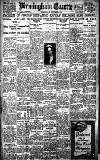 Birmingham Daily Gazette Thursday 29 September 1921 Page 1