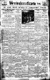 Birmingham Daily Gazette Wednesday 12 October 1921 Page 1