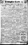 Birmingham Daily Gazette Monday 17 October 1921 Page 1