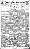 Birmingham Daily Gazette Wednesday 26 October 1921 Page 1