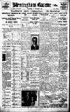 Birmingham Daily Gazette Wednesday 02 November 1921 Page 1