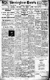 Birmingham Daily Gazette Saturday 07 January 1922 Page 1