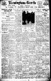 Birmingham Daily Gazette Monday 09 January 1922 Page 1