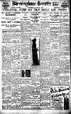 Birmingham Daily Gazette Wednesday 11 January 1922 Page 1