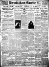 Birmingham Daily Gazette Thursday 09 March 1922 Page 1