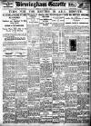 Birmingham Daily Gazette Friday 10 March 1922 Page 1
