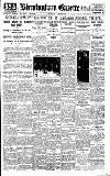 Birmingham Daily Gazette Saturday 02 September 1922 Page 1