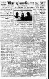 Birmingham Daily Gazette Friday 08 September 1922 Page 1