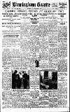 Birmingham Daily Gazette Tuesday 12 September 1922 Page 1