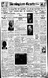 Birmingham Daily Gazette Friday 20 October 1922 Page 1