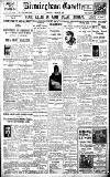 Birmingham Daily Gazette Tuesday 04 March 1924 Page 1