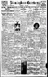 Birmingham Daily Gazette Thursday 19 June 1924 Page 1