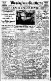 Birmingham Daily Gazette Monday 01 September 1924 Page 1