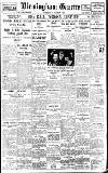 Birmingham Daily Gazette Saturday 31 October 1925 Page 1