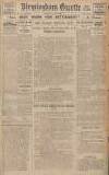 Birmingham Daily Gazette Monday 10 May 1926 Page 1