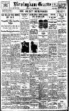 Birmingham Daily Gazette Friday 28 January 1927 Page 1