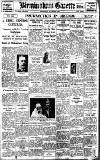 Birmingham Daily Gazette Wednesday 05 October 1927 Page 1