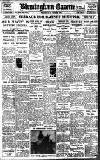 Birmingham Daily Gazette Wednesday 26 October 1927 Page 1
